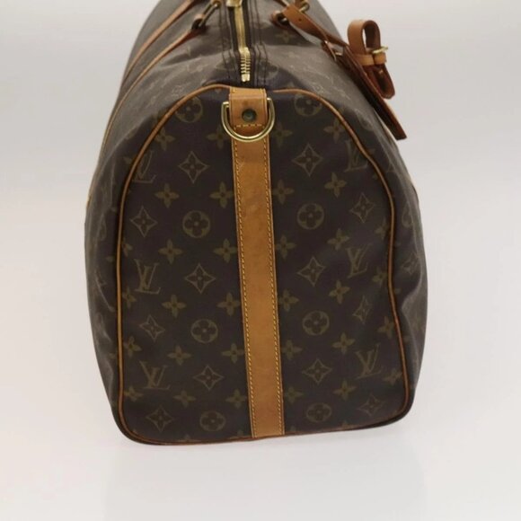 LOUIS VUITTON Monogram Keepall Bandouliere 50 Boston Bag M41416 LV Auth 131934 - Picture 5 of 16
